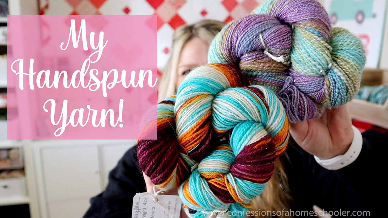 My Handspun Yarn Haul (Spinning Wheel, Fiber, and Carder too!)