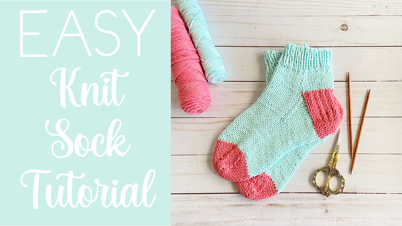 Erica’s Easy Knit Sock Tutorial (Beginner Friendly!)