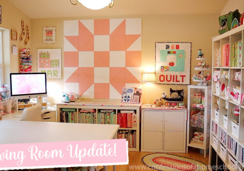 Sewing Room Update and Felt Right Design Wall!