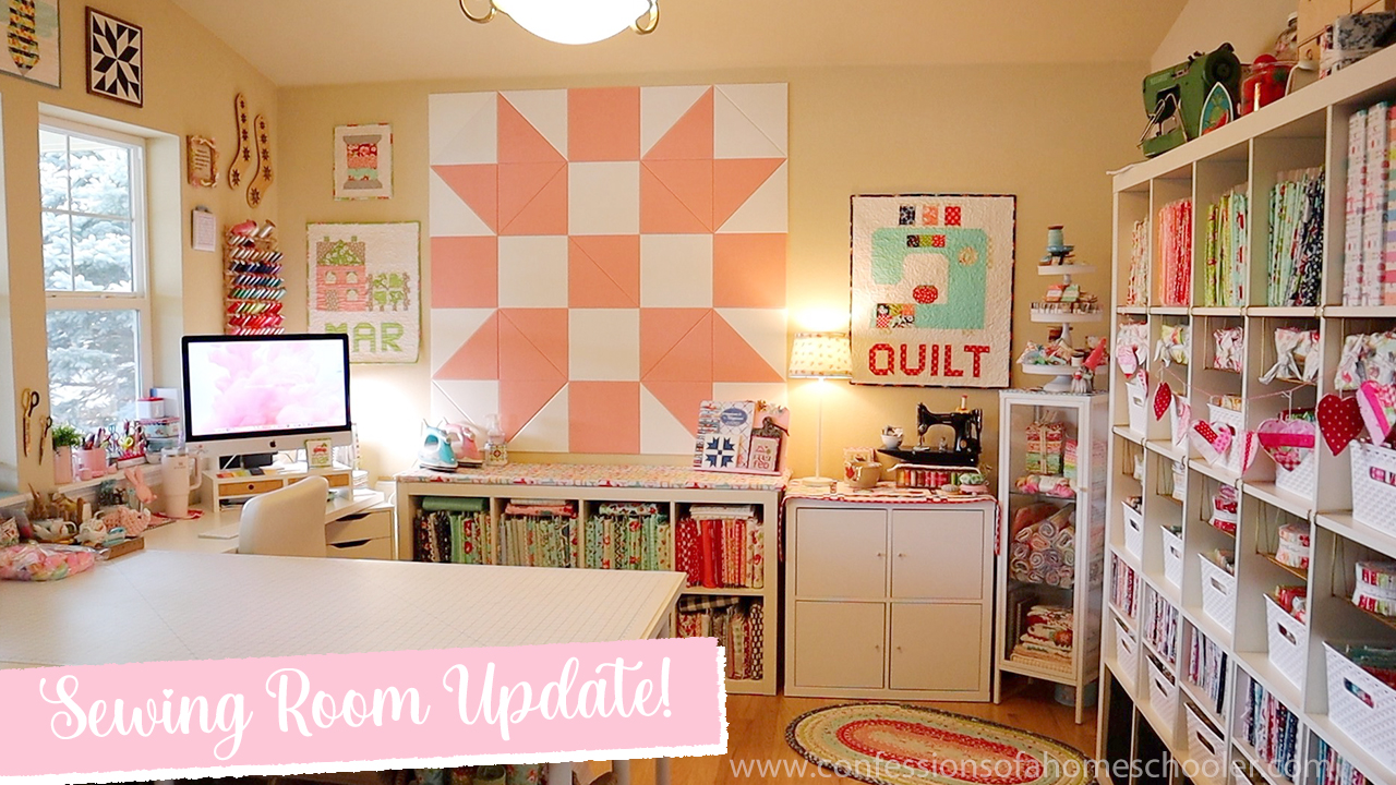 Sewing Room Update and Felt Right Design Wall!
