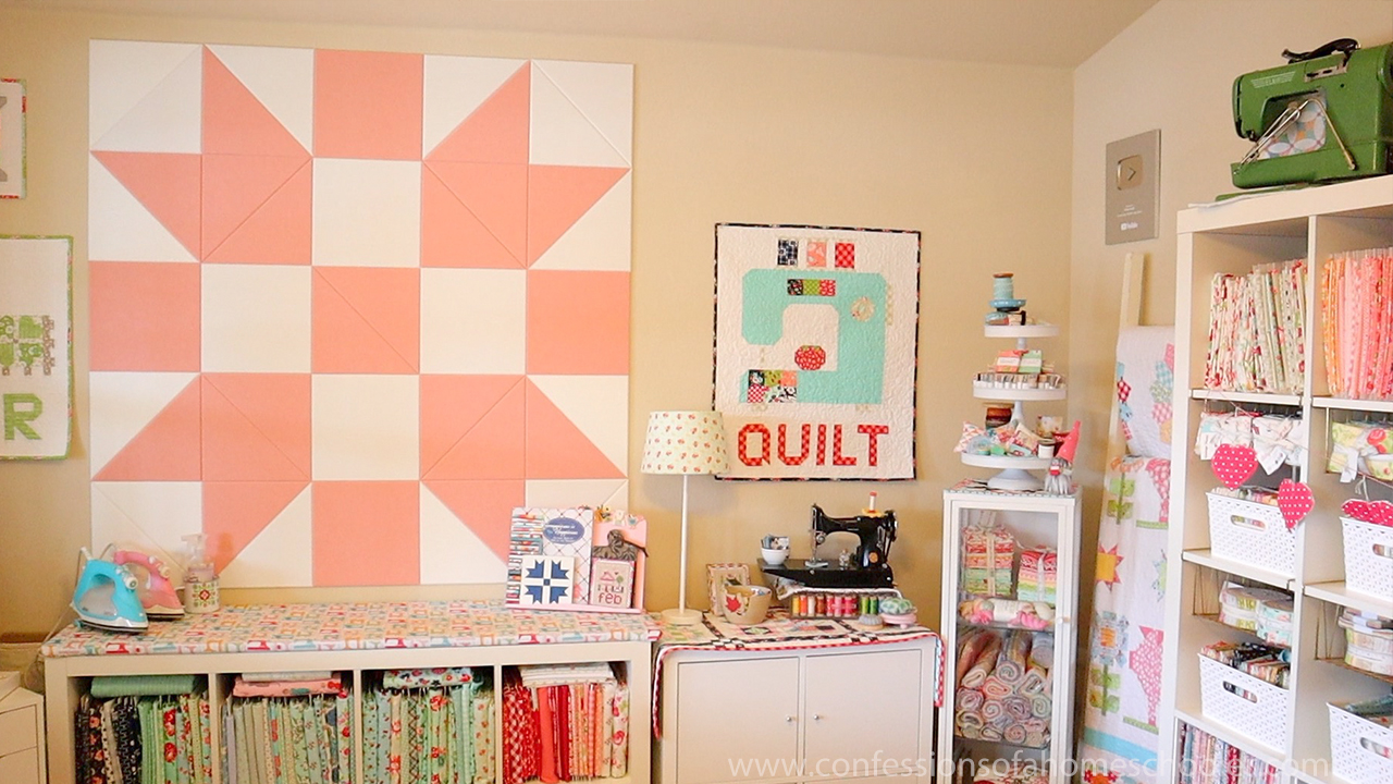 My homemade roll up design wall  Quilt design wall, Sewing room design,  Sewing room inspiration