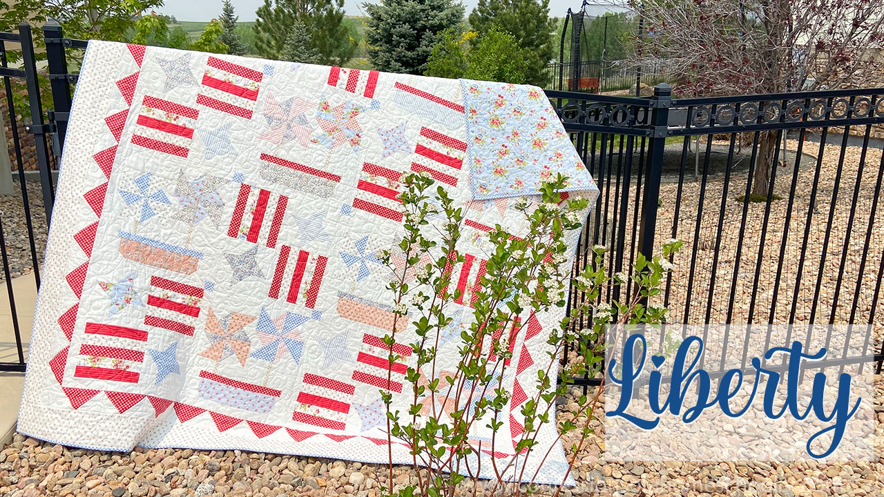 Liberty Quilt Back with Label