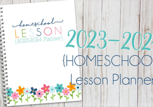 2023-2024 Homeschool Lesson Planner