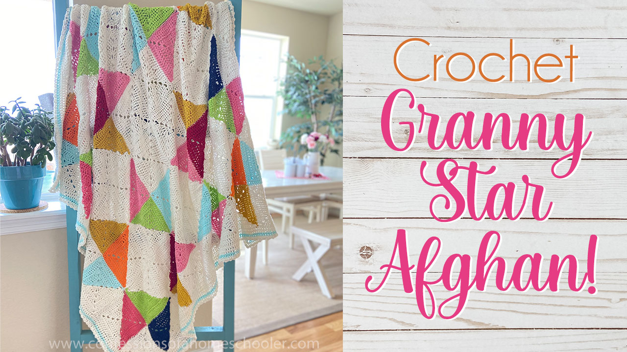 EASY CROCHET: Granny Star Afghan! (Beginner Crochet!)
