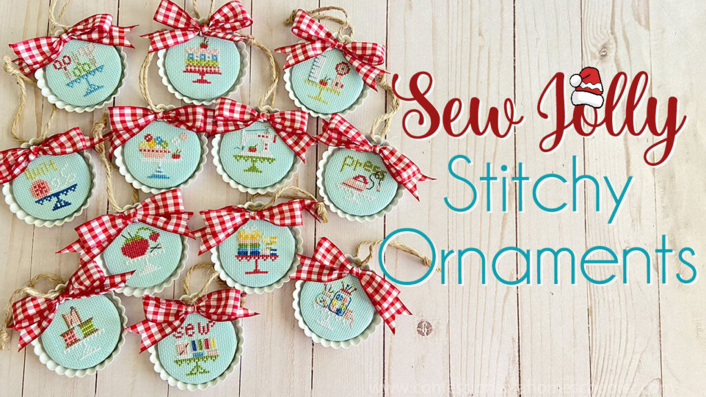 Sew Jolly STITCHY Ornaments Cross Stitch