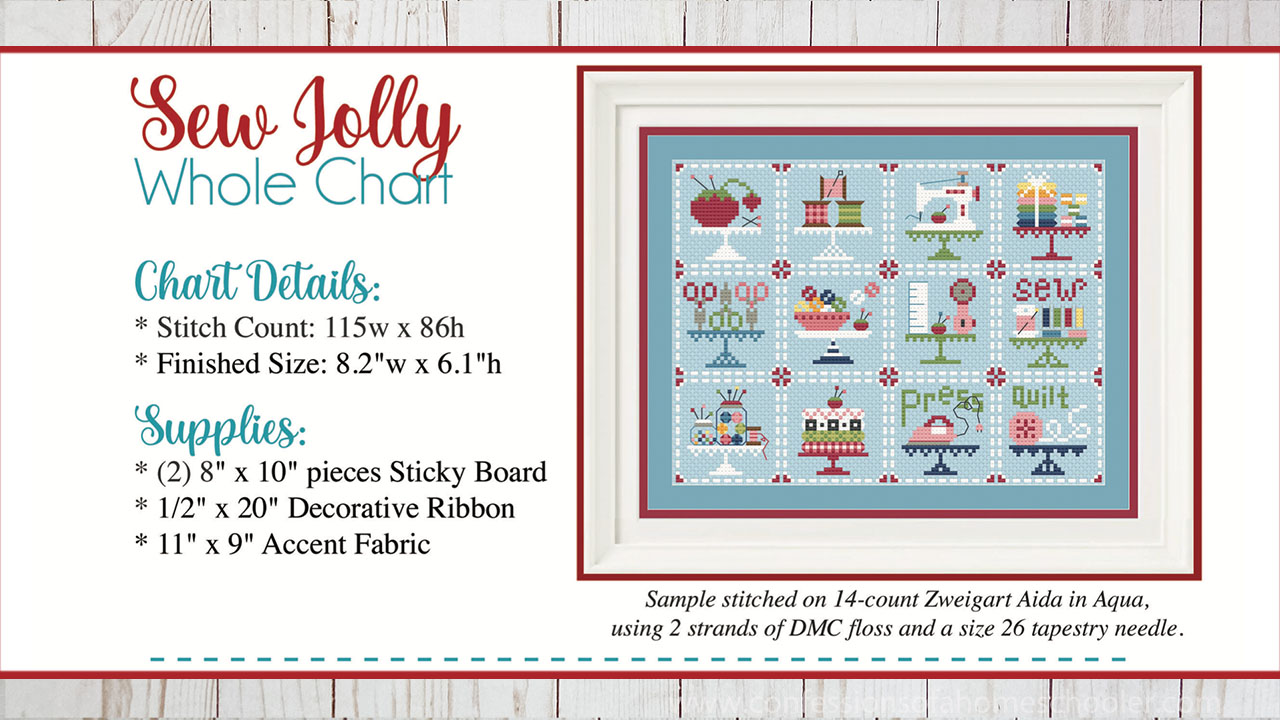 Sew Jolly STITCHY Ornaments Cross Stitch
