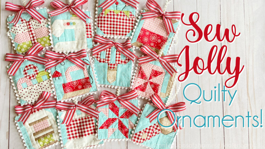 Sew Jolly Quilty Ornaments