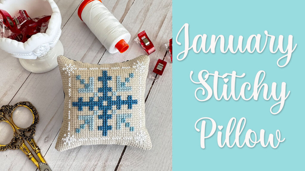 January Pillow Cross Stitch