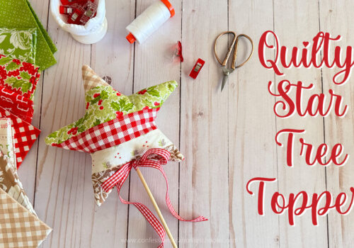 Quilty Star Tree Topper