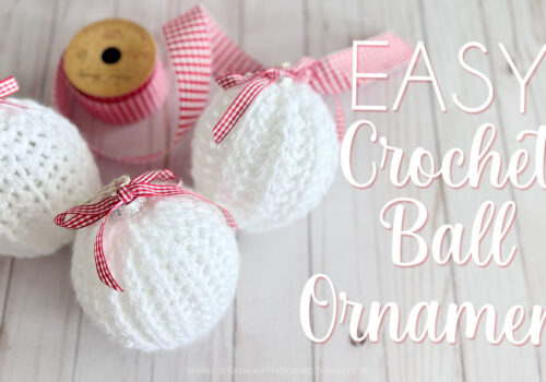 EASY Crochet Ball Ornament Tutorial (Beginner Friendly!)