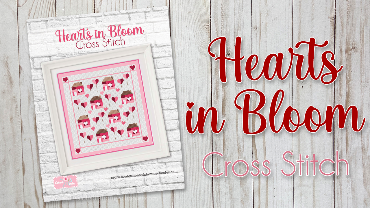 Hearts in Bloom  Cross Stitch