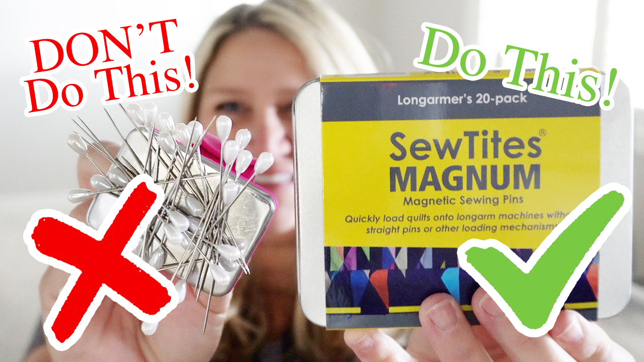 Sew Tites Magnum Review (How to Load a Longarm)
