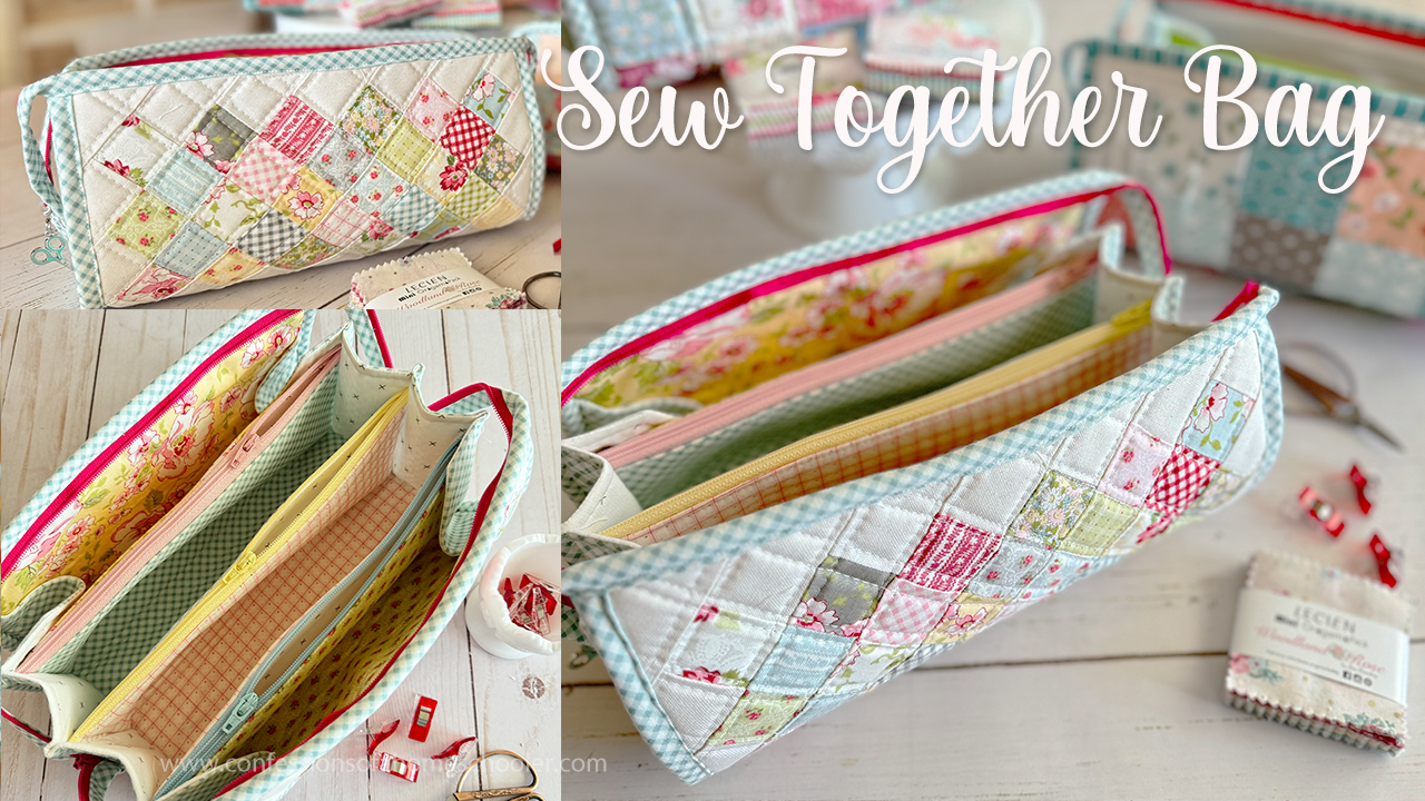 Sew Together Bag Zipper Pouch Tutorial