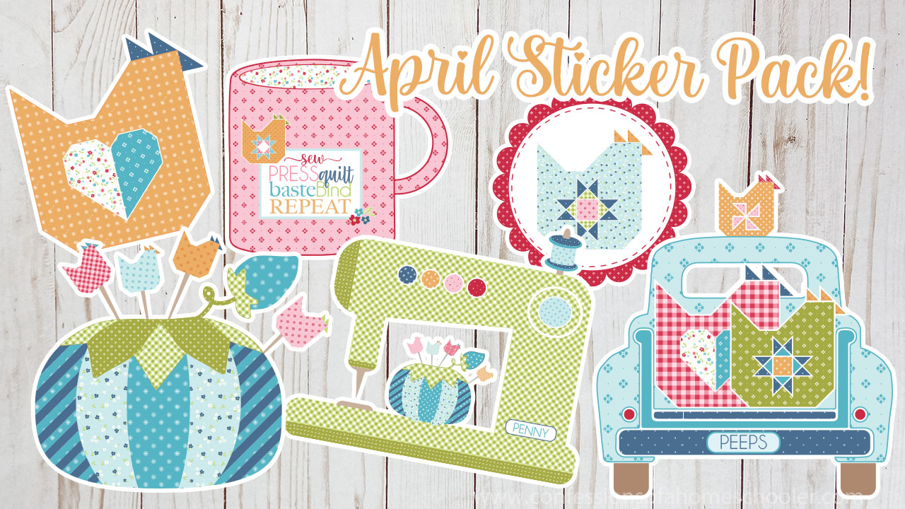 April Sewing Theme Sticker Pack!