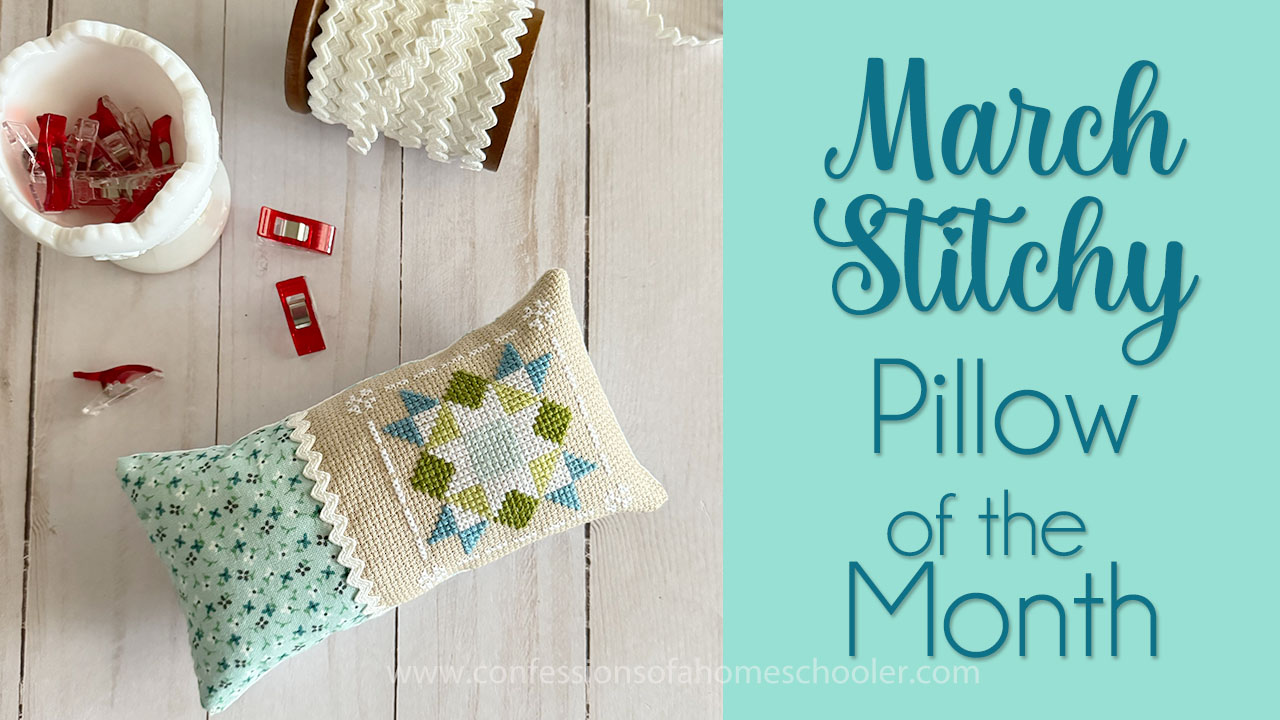March Pillow Cross Stitch