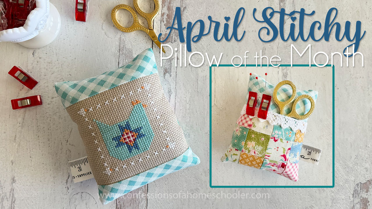 April Pillow Cross Stitch
