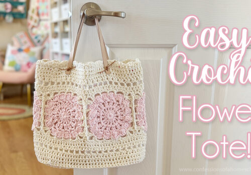 EASY CROCHET: Flower Tote Bag