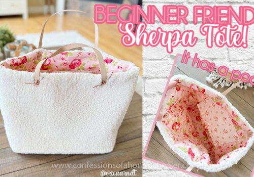 Beginner-Friendly Sherpa Tote Bag Tutorial!