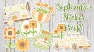 September Pillow of the Month and Stickers! - Confessions of a Homeschooler