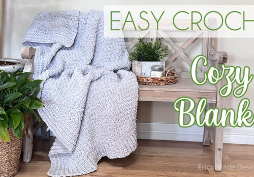 EASY CROCHET: Cozy Crochet Throw Blanket (Beginner-friendly)
