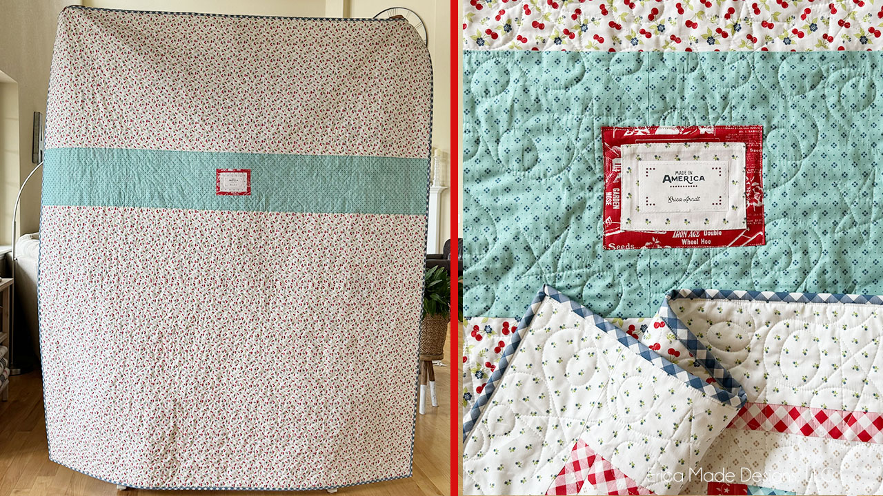 Starlight Quilt Starlight Quilt Backing Label