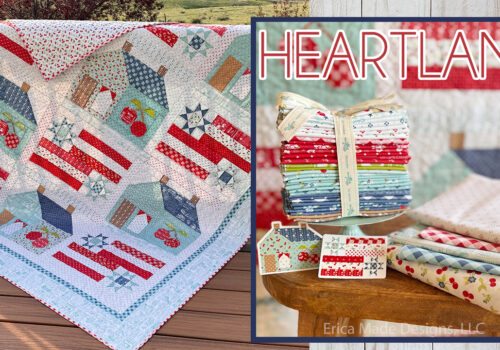NEW!! Heartland Patriotic Fabric and Quilt!