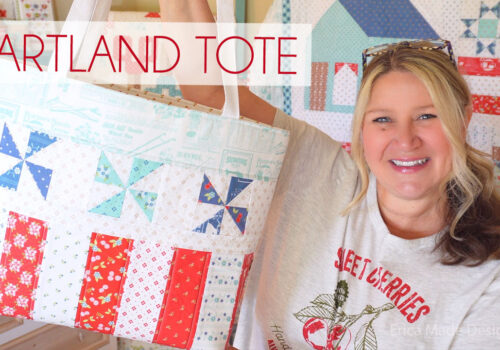 Heartland Tote Bag Introducing the Heartland Tote Bag – A Patriotic Patchwork Beauty!