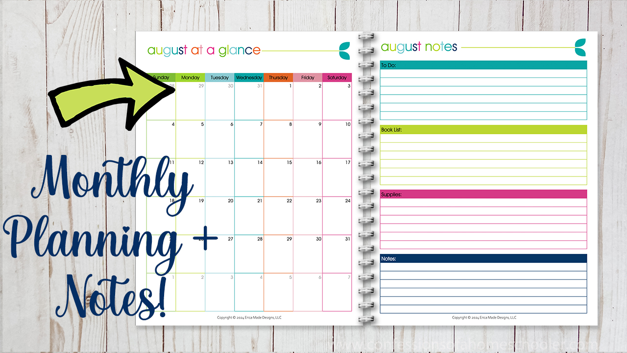 Homeschool Lesson Planner 2021
