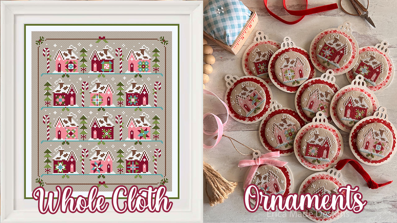 Candy Cane Lane Stitchy Ornaments Whole