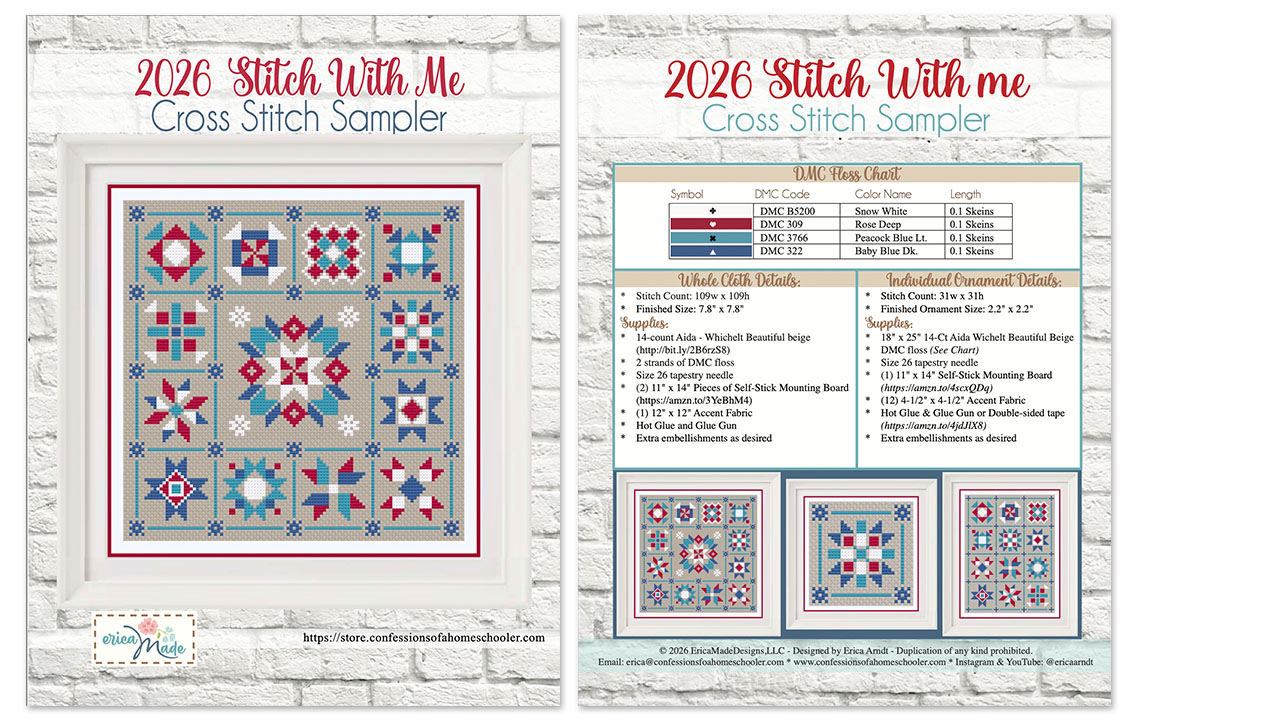 2026 Stitch With Me Supplies