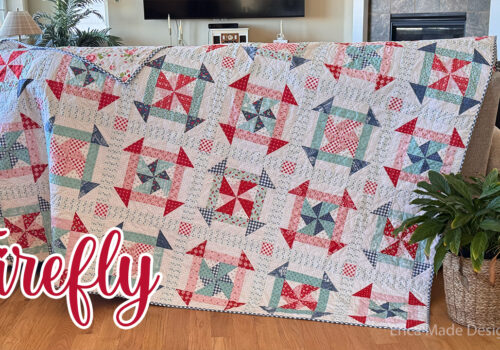 Red, White, and Blue Patriotic Quilt Pattern (Firefly Beginner Friendly)