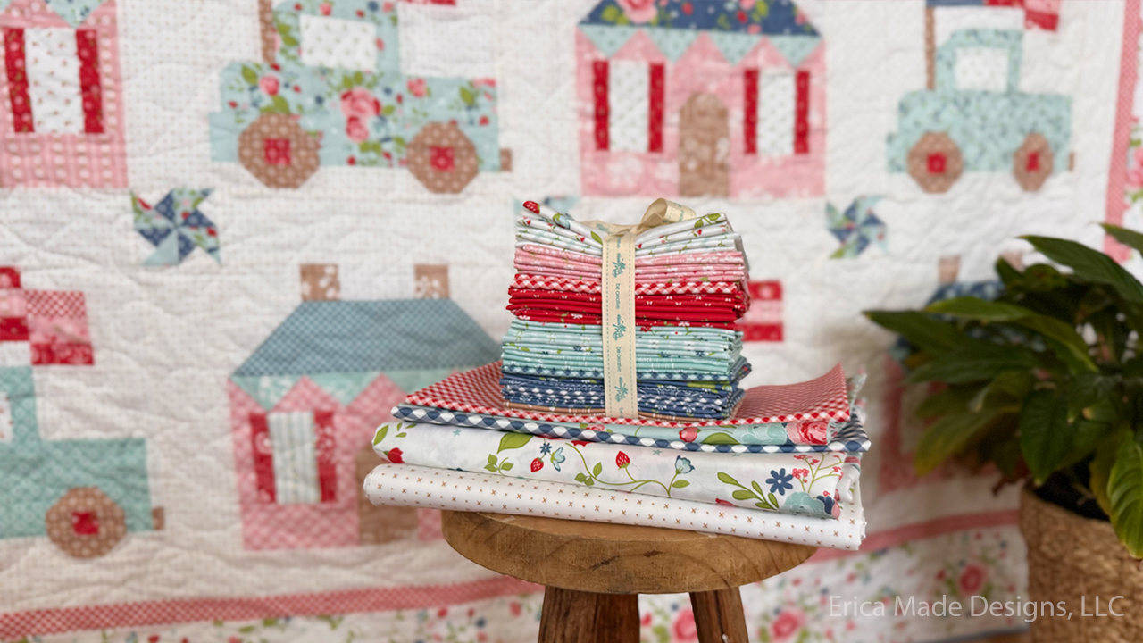 Homespun Cream Full Quilt Kit