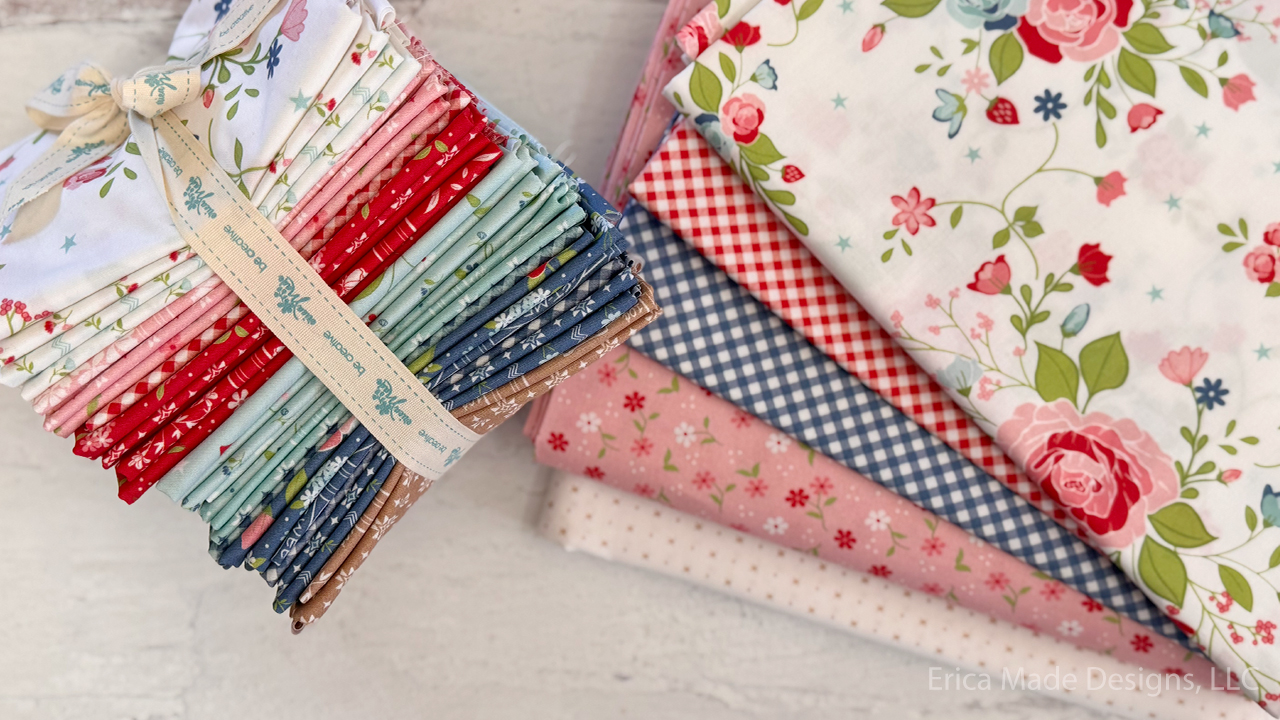 Homespun Full Pink Quilt Kit