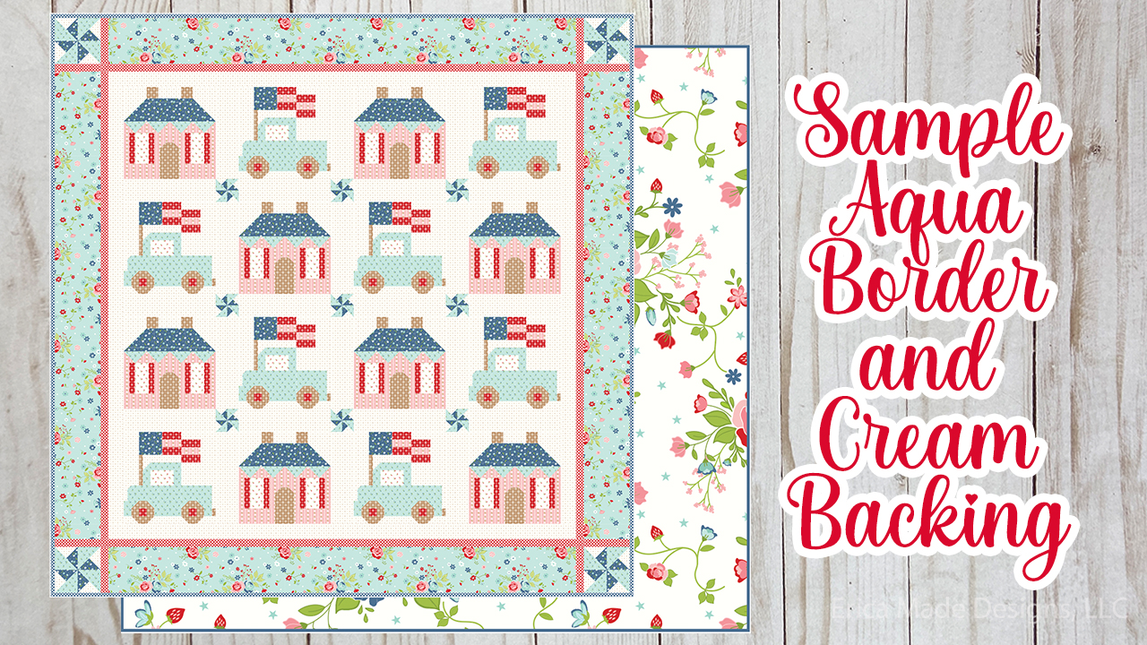 Nana's Hometown Parade Quilt Front