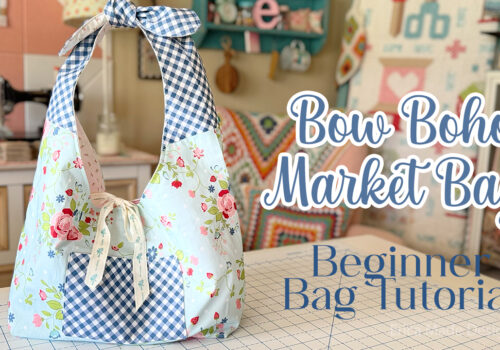 Meet the New Reversible Top Tie Bow Boho Bag!