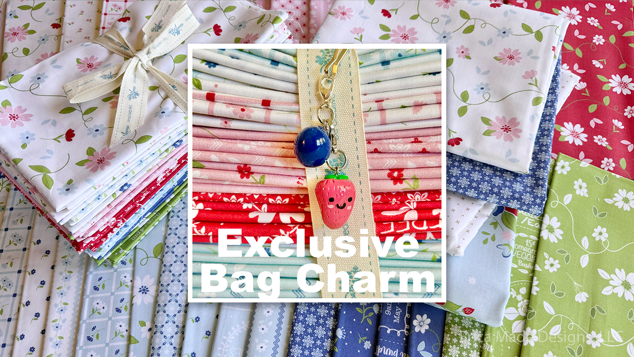 Wildflowers FQ Kit Bag Charm Wildflowers FQ Kit Bag Charm
