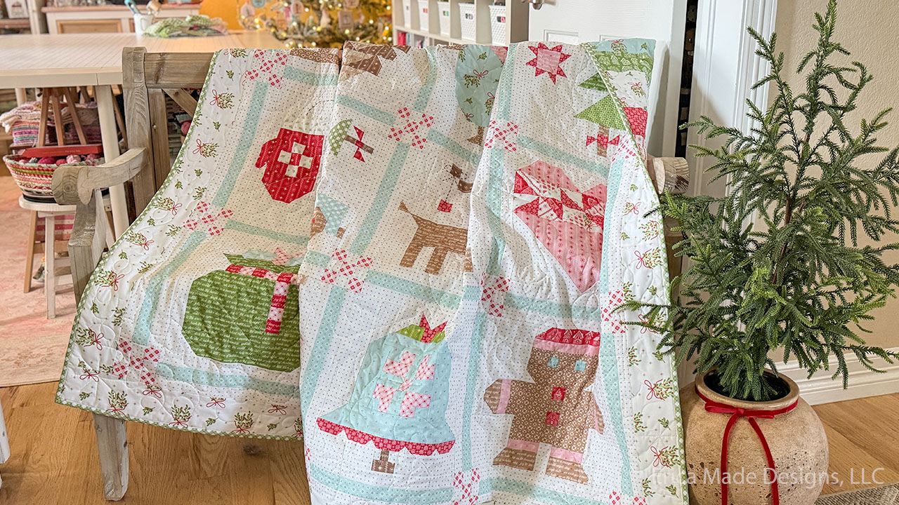 Yuletide Quilt label Yuletide Quilt label